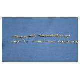 2-14K Chain Bracelets 2.9gr(scrap gold)