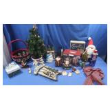 Christmas Decor-Wood Sleigh, Spray Snow & More
