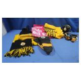 Steelers Lot- Scarf, Gloves, Terrible Towel,