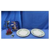 Swedish Angel Chimes,Lenox Holiday Plates