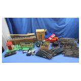 Vintage Model Train Set-Tracks, Cars, Transformer
