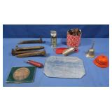 Metal Railroad Spikes, Metal Shoe Horns, Hand