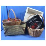 Wicker Baskets, Silver Plated Basket & More