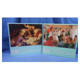NIB-2 Masterworks 1000 pc Puzzles in Wicker Box