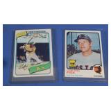 1980 Topps Rickey Henderson Rookie, 1973 Carlton
