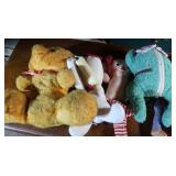 Bag of Stuffed Animals & Baby Dolls