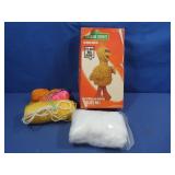 Sesame Street Big  Bird Yarn Crochet Doll Kit(no