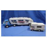 Vintage Tonka Motor Mover & Tonka Camper