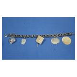 Sterling Charm Bracelet & Charms
