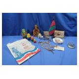 Vintage Nesting Dolls,Superman Wallet&more