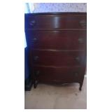 4 Drawer Wooden Chest of Drawers