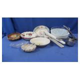 Ceramic and Glass Mixing Bowls, serving Bowls,