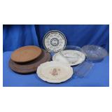 Glass Bowls,Platters, Lazy Susans&more