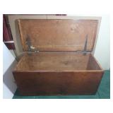 Antique Pine Wooden chest-41x17x17
