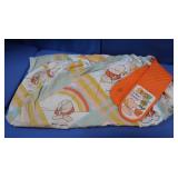 Vintage Ziggy Fitted Sheet(full size)& Pot Holder