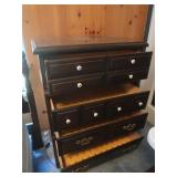 Wooden Chest of Drawers 31.75x18.25x42"