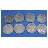 8 Eisenhower Dollars