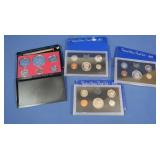 3-1973, 1-1972 US Proof Sets