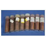 1972 Uncirc.Roll Pennies,7-1973 Uncirc. Roll