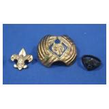 Sterling Cub Scout Ring,Cub Scout Pin, By Scout