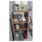 Sm Wooden Shelf 14.75x14.5x29.25"H &