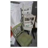 Sm Wooden Table, Vintage William & Mary Style