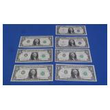 2-$1 Silver Certificates 1935C,1935E&3 Dillon $1