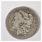 1891-O Morgan Silver Dollar