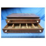 Antique Storage Drawers-Dovetail,Ceramic Knobs