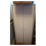 Particle Board 2 Door Cabinet 22.5x12x51.5"H &