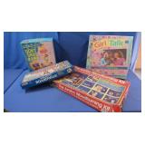 Vintage Board Game Lot-GirlTalk,Advance to