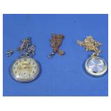 Vintage Illinois Pocket Watch(14K GF Runs&Jewels),