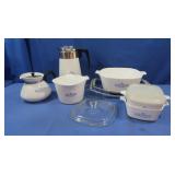 Corning ware Baking Dishes, Lids, Cradles,