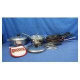 Skillets, Pots & Lids, Steamer Pan & More