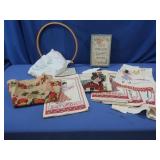 Vintage Linens-handstitched