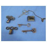 Skeleton Keys,Clock Keys, Tape Measure