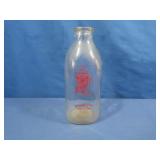 2 Vintage Milk Bottles-Bennett