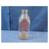 2 Vintage Milk Bottles-Bergman
