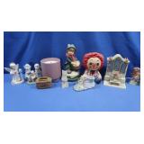 Ceramic & Plastic Music Boxes, Figures, Candle &
