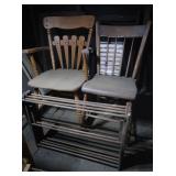 Vintage Wooden Rocking Chair, Wooden Chair &