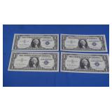 4-1957 $1 Silver Certificates *Mint Cond.