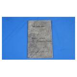 Antique Italian Military Personnel Booklet