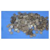 Approx 350 Wheat Pennies unsearched