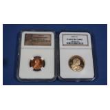 2 Graded Proofs-2004 Sacagawea Dollar,2004
