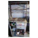 Vintage Wooden Cabinet 42x21x33.5"H w/attached