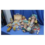Vintage Lot-Toy Sewing Machine,FP Dr. Kit,Dolls,&