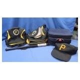 Pgh Pirates Lunch Boxes, Baseball Hat, Small Bat