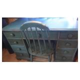 Wooden Desk & Chair 44x22x30"