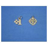 2-14K Charms 1.2gr TW