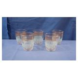 Vintage MCM mini Rocks Drinking Glasses
